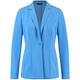 Taifun Damen Blazer mit Stretchkomfort Langarm, Armschlitze unifarben Clear Sky 34