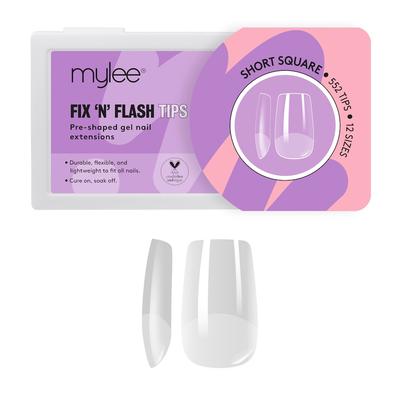 Mylee - FIX 'N' FLASH Tips Kunstnägel & Nageldesign 552 ct Short Square (21.99 € / 1 ct)