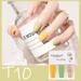 Alextreme 3-in-1 Nail Polish Gel Light-Free Fast Drying Jelly Gel Combination Coating Manicure for DIY Nail Art 4g*3(10#)