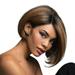Ediodpoh Brazilian Charming Wig Hair Full Short Bob Wigs for Fashion Black Women Wigs for Women Brown