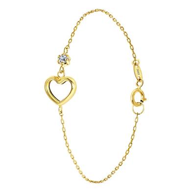 Lucardi Armband 585 Gold - goldfarbig Damen Image