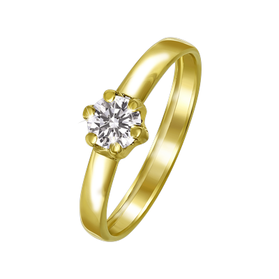 Lucardi Ringe 9 carat 585 Gold - 57mm Damen Image