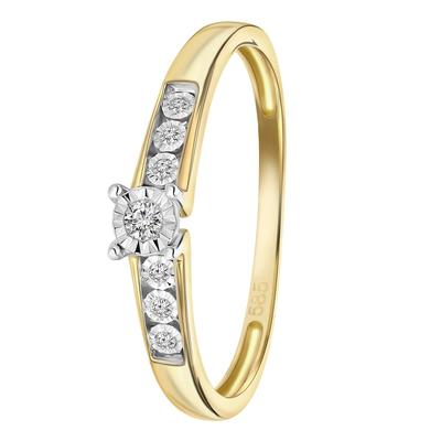 Lucardi - Ringe 585 Gold Herrenschmuck 1 ct Herren (298.79 € / 1 ct) Image