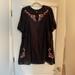 Free People Dresses | Free People Mini Baby Doll Dress! Gauzy Dress Is Lined. | Color: Black | Size: M