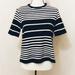 Anthropologie Tops | Anthropologie 9-H15 Stcl Striped Top | Color: Black/White | Size: M