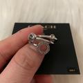 Coach Jewelry | Coach Open Circle Halo Ring Set In Silver Ring Size 7 | Color: Gray/Silver | Size: Ring Size 7