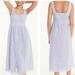 J. Crew Dresses | J Crew Button-Front Cotton Blend Eyelet Dress In Lilac Size Petite 4 | Color: Purple | Size: 4p