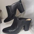 Michael Kors Shoes | Michael Kors Leather Mules Clogs | Color: Black | Size: 11