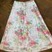 Ralph Lauren Skirts | Beautiful Ralph Lauren Spring Floral Skirt - Size 2p | Color: Pink/White | Size: 2p