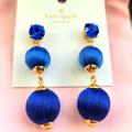 Kate Spade Jewelry | Kate Spade Linear Drop Earrings Blue | Color: Blue | Size: Os