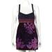 Free People Dresses | Free People Embellished Beaded Velour Sleeveless Gypsy Mini Dress Sz 0 /035 | Color: Blue/Purple | Size: 0