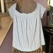 American Eagle Outfitters Tops | Aeo Off-The-Shoulder Top | Color: Blue/White | Size: Xl