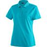 MAIER SPORTS Damen Polo Ulrike, Größe 36 in Blau