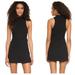 Free People Dresses | Free People Mary Jane Black Ribbed Knit Dress M | Color: Black | Size: M