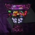 Quality Street Signature Chocolate Bouquet With Purple Roses, Chocolate Foiled Hearts, Large Purple One Chocolate Bar & More in a luxury Presentation Hamper Box