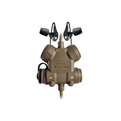 Silynx Clarus XPR Modular Sigle-Sided Headset w/CA0128-09 Cable Adapter Tan CXPRQH-D-012