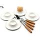 Round Ceramic Egg Cup Ceramic egg holder set egg tray egg cup holder hard egg and soft egg ceramic egg holder used for breakfast brunch kitchen utensils home kitchen decoration (4)