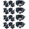 (4) Chauvet CLP10 CLP-10 360Â° Wrap Around O Clamps For Light Mounting