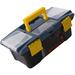 Tool Box Plastic Tool Box with Removable Tool Tray Organizer and Storage for Tools Parts Toys Art 1 Pcs