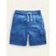 Jersey Cargo Short Blue Boys Boden