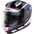 Nolan N60-6 Lancer Casque, noir-rose, taille L