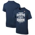 Youth Nike Navy UConn Huskies 2023 NCAA Men’s Basketball National Champions Celebration T-Shirt