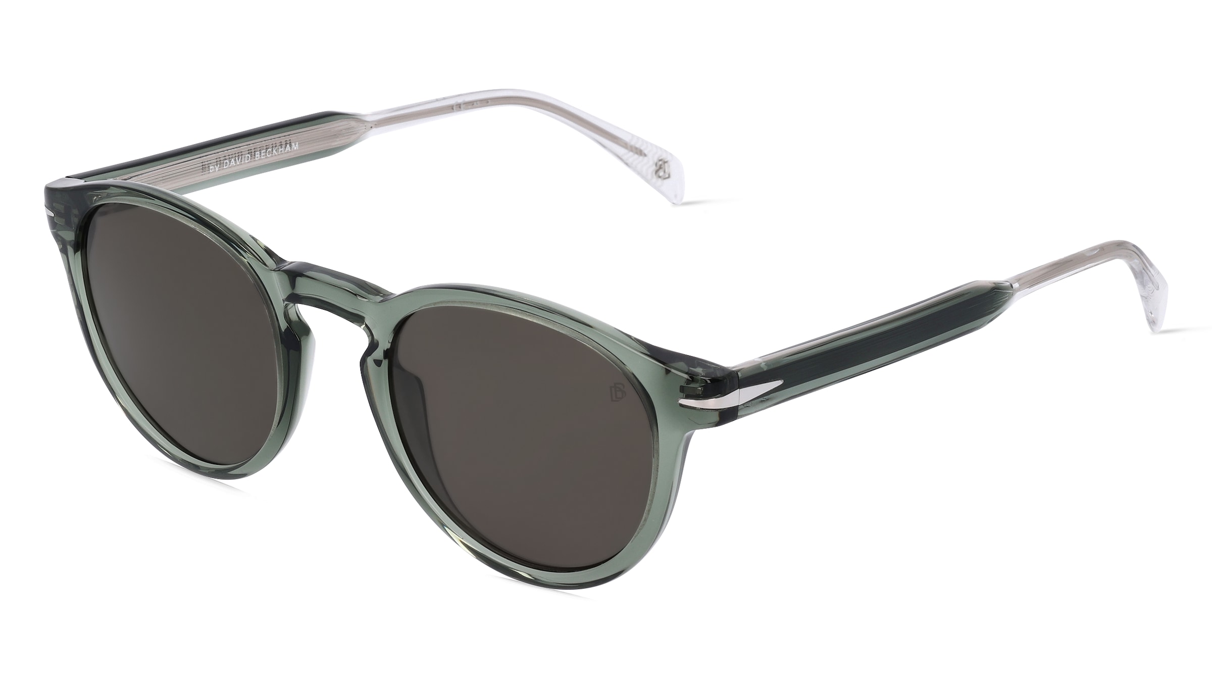 David Beckham DB 1111/S Herren-Sonnenbrille Vollrand Rund Acetat-Gestell, grün