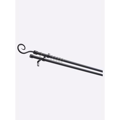 Gardinenstange HEINE HOME Gr. 4, schwarz, L: 240cm,, Gardinenstangen Image