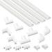 D-LINE US/5FT2010KIT001 Hinge and Click Lock,Adhesive,PVC