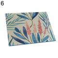 SANWOOD Placemat Multicolor Leaves Flower Kitchen Dining Table Mat Heat Insulated Pad Placemat