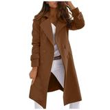 Dtydtpe Clearance Sales Shacket Jacket Women Irregular Bow Zippers Sleeve Long Warm Coat Wool Jacket Windbreaker Womens Long Sleeve Tops Winter Coats for Women