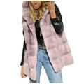 Dtydtpe 2024 Clearance Sales Shacket Jacket Women - Short Hooded Vest Waistcoat Body Warmer Jacket Coat Outwear Womens Tops Winter Coats for Women