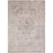 Brown/White 144 x 106 x 0.03 in Area Rug - Bungalow Rose Cyrie Chenille Cream Machine Washable Rug Chenille | 144 H x 106 W x 0.03 D in | Wayfair