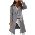 Dtydtpe Clearance Sales Shacket Jacket Women Irregular Bow Zippers Sleeve Long Warm Coat Wool Jacket Windbreaker Womens Long Sleeve Tops Winter Coats for Women