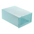 SANWOOD Shoe Drawer Case Flip-Open Cover Transparent Stackable Storage Box Shoes Drawer Case Organizer