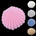 Naierhg Cute Sea Shell Earring Ring Necklace Display Storage Organizer Gift Jewelry Box