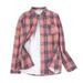 Short Sleeve Blouses for Women Business Casual Long Sleeve Fall Shirts Women s Plaid Lined Jacket Fuzzy Shirt Checkered Blouse Lace Shirt Short Sleeve Checked Flannel Shirt Women