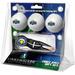 Morehead State Eagles Black Crosshair Divot Tool & 3 Golf Ball Gift Pack