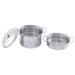 Play Kids House Utensils Pots Gift Cookware Steamer Cooking Pans Kitchen Toys Education