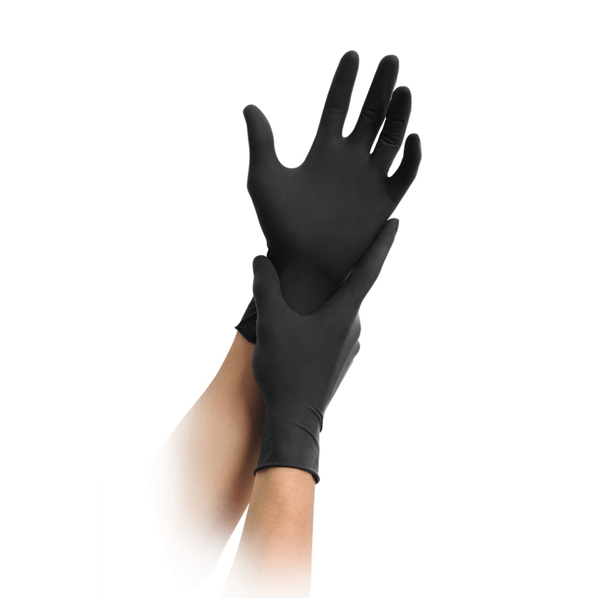 MaiMed® Black LX Latexhandschuhe, Schwarz, Größe L, 1000 Handschuhe Image