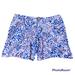 Lilly Pulitzer Shorts | Lilly Pulitzer Jayne Knit Short Calla Lilly Pink High Tides Good Vibes Sz 8 Nwt | Color: Blue/Purple | Size: 8