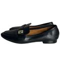 Kate Spade Shoes | Kate Spade Catroux Women’s Black Leather Slip On Loafers Flats Shoes Size 8b | Color: Black | Size: 8