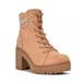 Nine West Shoes | Nine West Quona Combat Boots Rhinestone Accent Neutral 9 Medium Jj2089 | Color: Brown/Tan | Size: 9