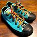 Converse Shoes | Converse Chuck Taylor All Star Low Teal Cheetah Print Rainbow Youth 1 Girls | Color: Black/Blue | Size: 1g