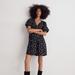 Madewell Dresses | Madewell Petite Challis Sophia Mini Dress Is Woodland Floral Size Medium | Color: Black | Size: Mp