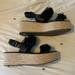 American Eagle Outfitters Shoes | American Eagle Open Toe Sandals Size 10 | Color: Black | Size: 10