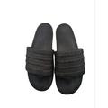 Adidas Shoes | Adidas Adilette Slides Black Comfort Mens Slip On Casual Comfortable Sandal 9 | Color: Black | Size: 9