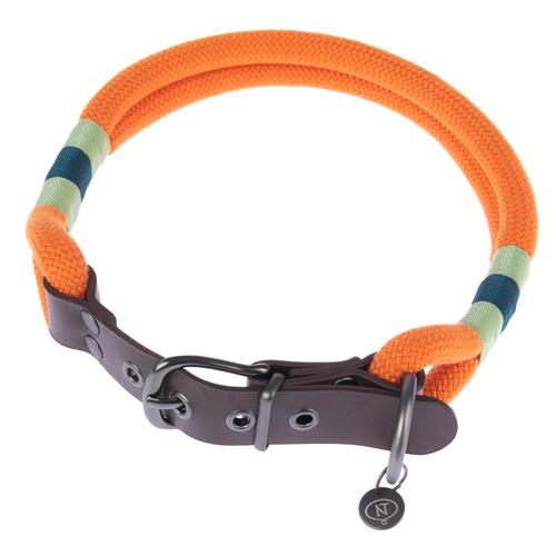 Nomad Tales Spirit Halsband, tangerine Größe S: 36-40 cm Halsumfang, B 30mm Hund