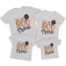 7 ate 9 Apparel Matching Family Happy Halloween Shirts - The Boo Crew - Funny Ghost Tee Grey T-Shirt 12 Months