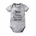 Herrnalise Baby Boys Girls Onesie My MomHas a Freaking Awesome Sister InfantRomper Bodysuits Jumpsuit Newborn Outfit for 0-24 Months